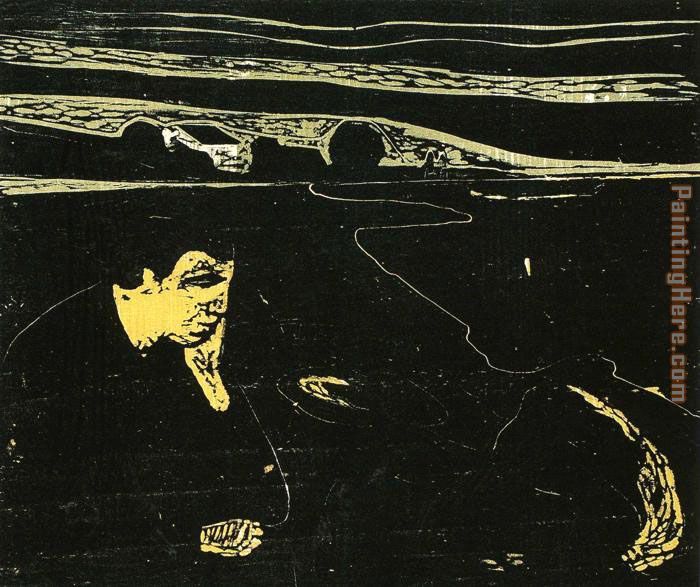 Edvard Munch Evening Melancholy I